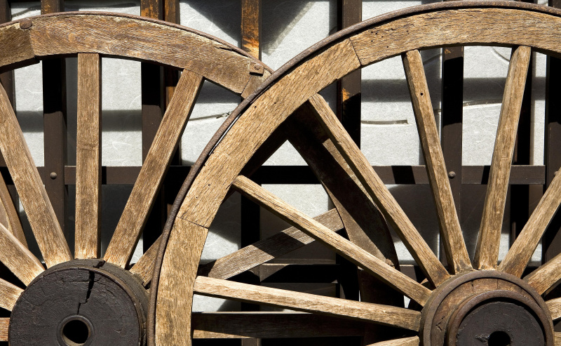 ruedas de madera
