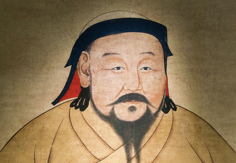 Et maleri av Kublai Khan