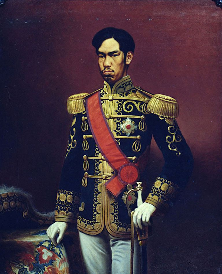 Empereur Meiji par Takahashi Yuichi, Collection Impériale