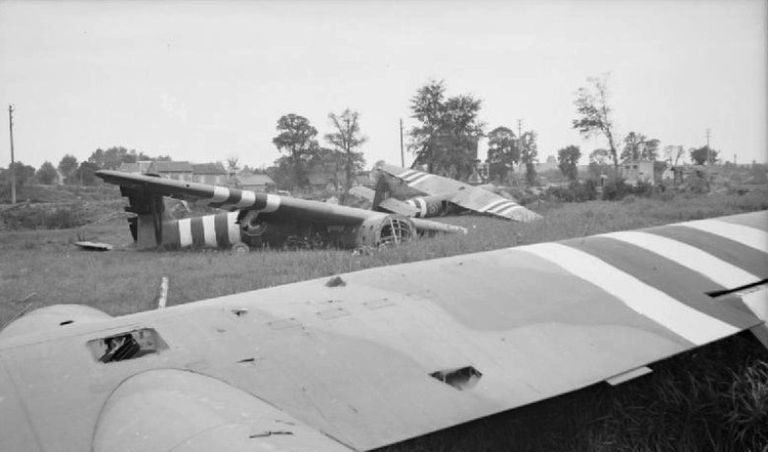 Planadores da Operação Deadstick na França