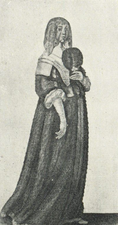 Rysunek Wenceslaus Hollar, kobiety