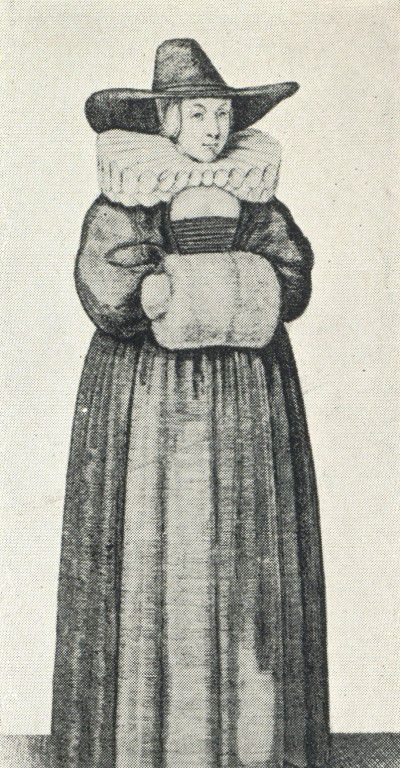 Rysunek Wenceslaus Hollar, kobiety