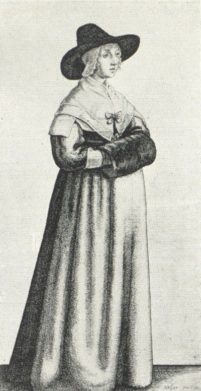 Rysunek Wenceslaus Hollar, kobiety