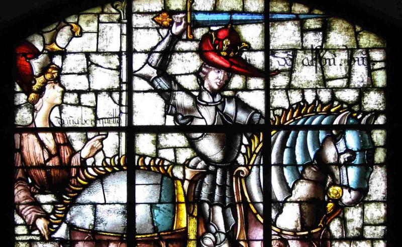 Le roi Alphonse VIII de Castille et sa fille Bérengère
