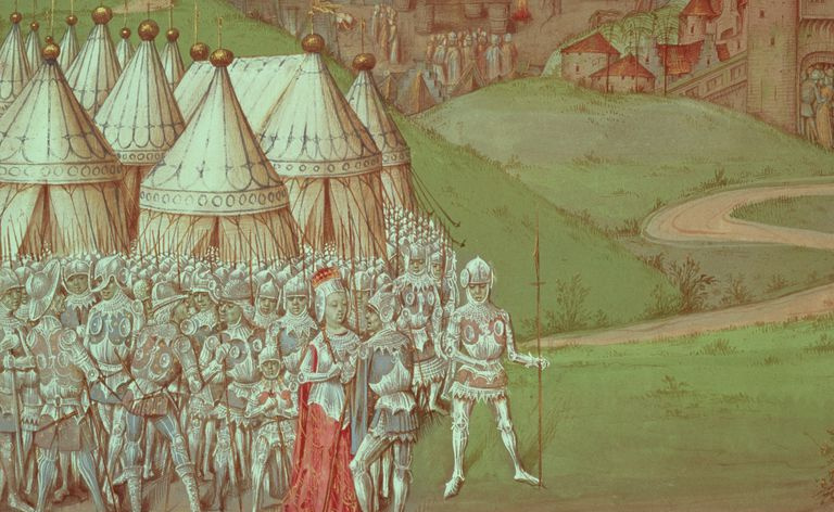 Isabelle de France et ses troupes à Hereford