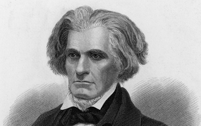 Retrato gravado de John C. Calhoun