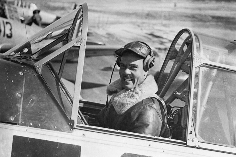Benjamin O. Davis, Jr. im Cockpit