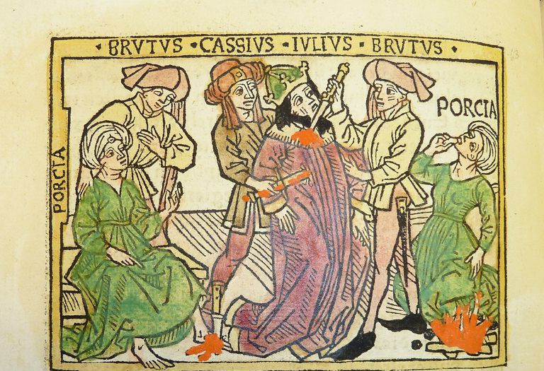 Tresnitt illustrasjon av Ides of March