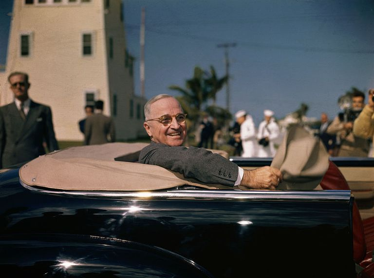 Le président Harry Truman est l