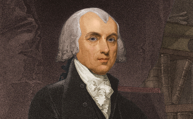 Präsident James Madison, c. 1800