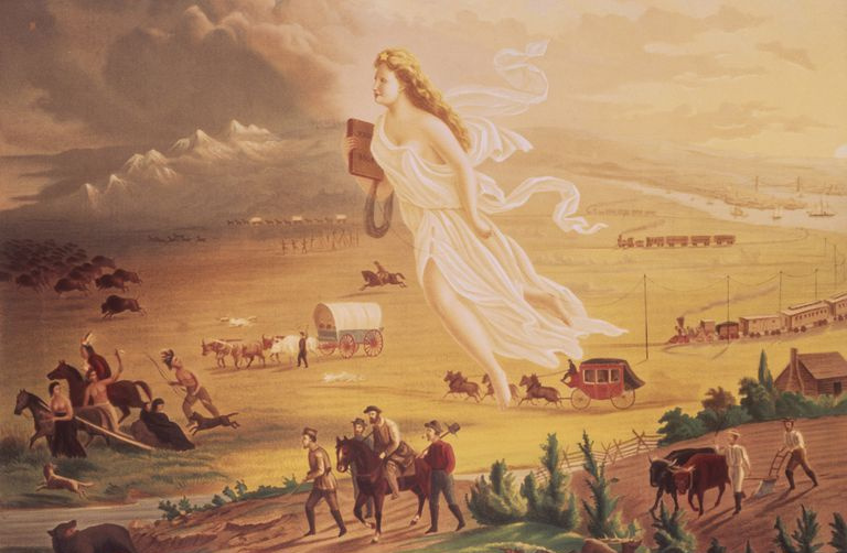 Le tableau American Progress de John Gast