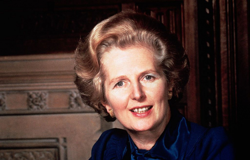 Primeira-ministra Margaret Thatcher