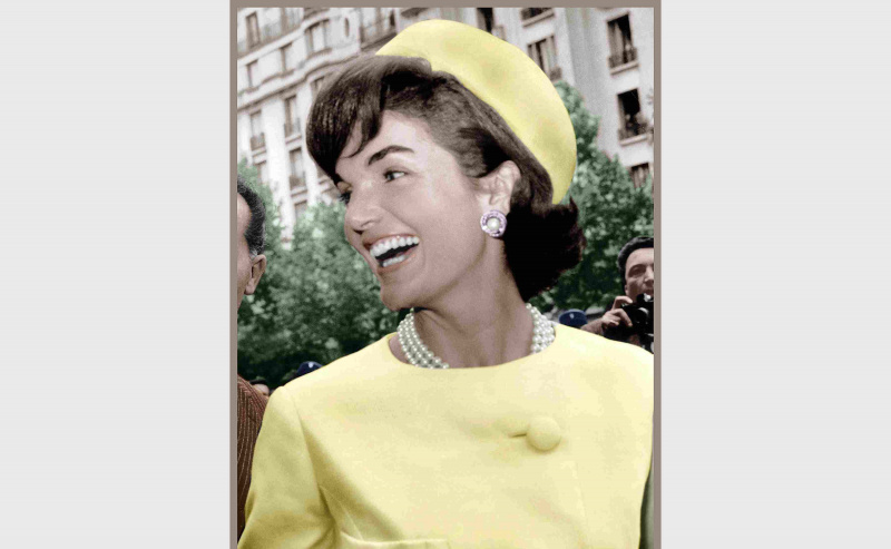 Jacqueline Kennedy durante sua visita oficial a Paris 1961