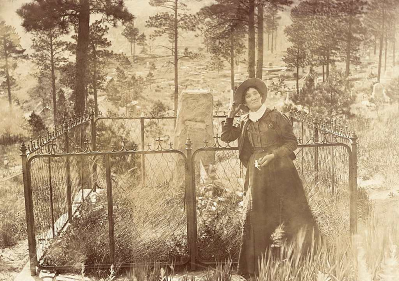 Calamity Jane no túmulo