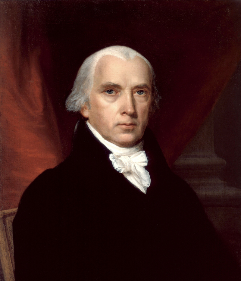 Porträt von James Madison