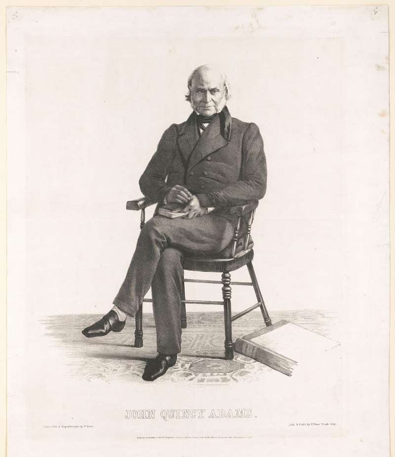 Illustration von John Quincy Adams