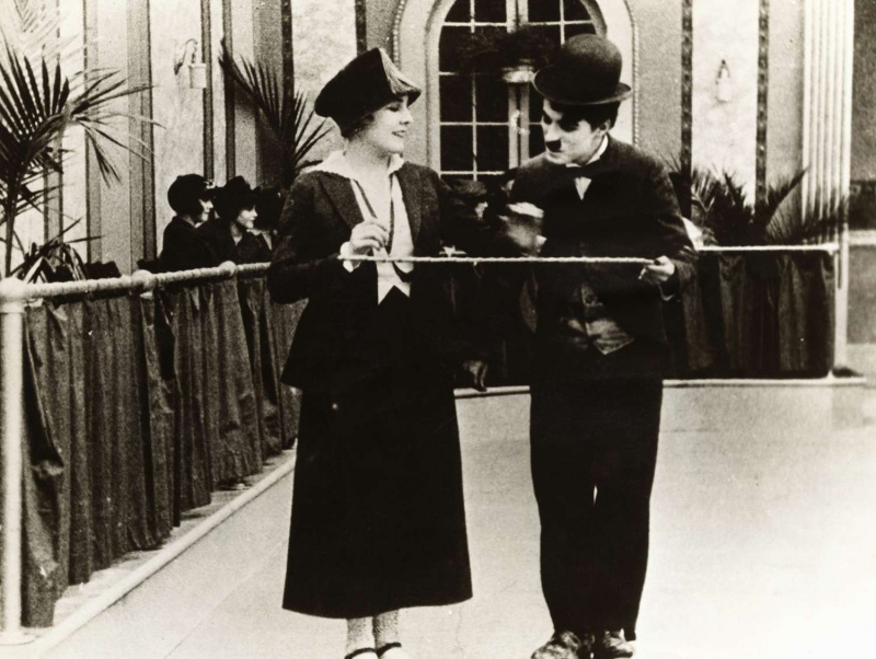 charlie chaplin a pista