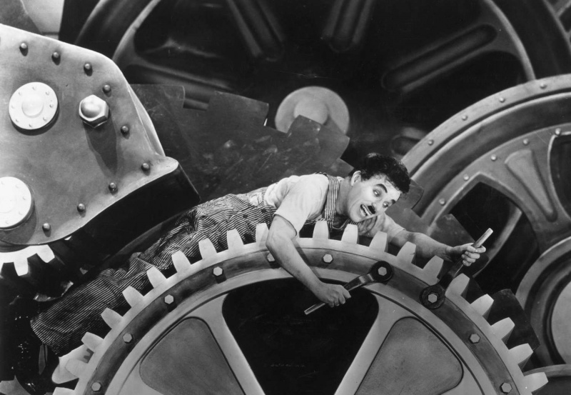 charlie chaplin tempos modernos
