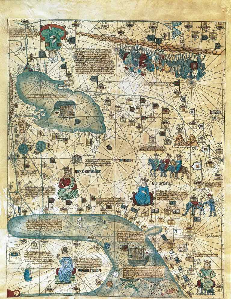 Mappa illustrata di Cathay, dall