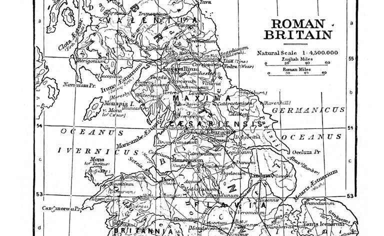 ローマ帝国の地図