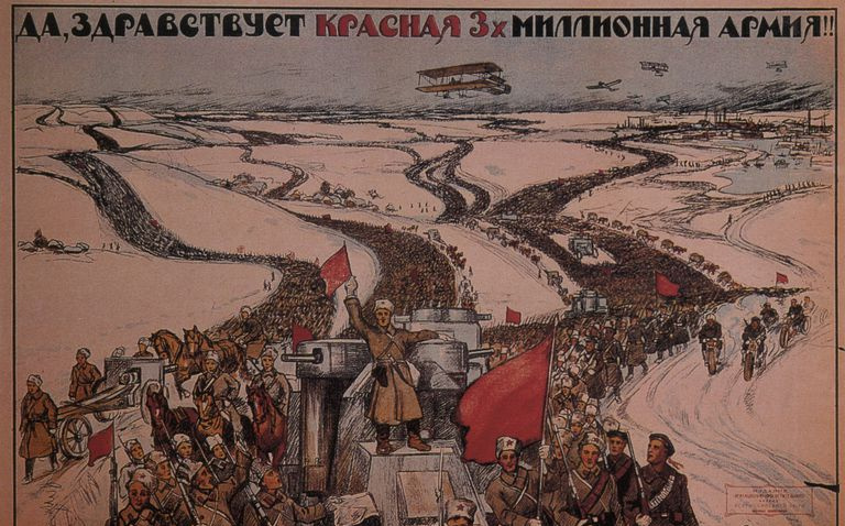 Es lebe die Drei-Millionen-Mann-Rote-Armee!, 1919. Künstler: anonym