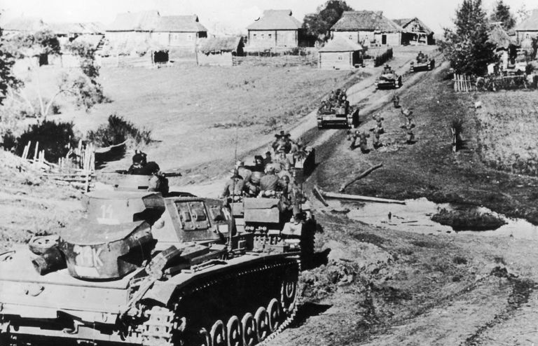 Niemieckie czołgi w Rosji podczas operacji Barbarossa
