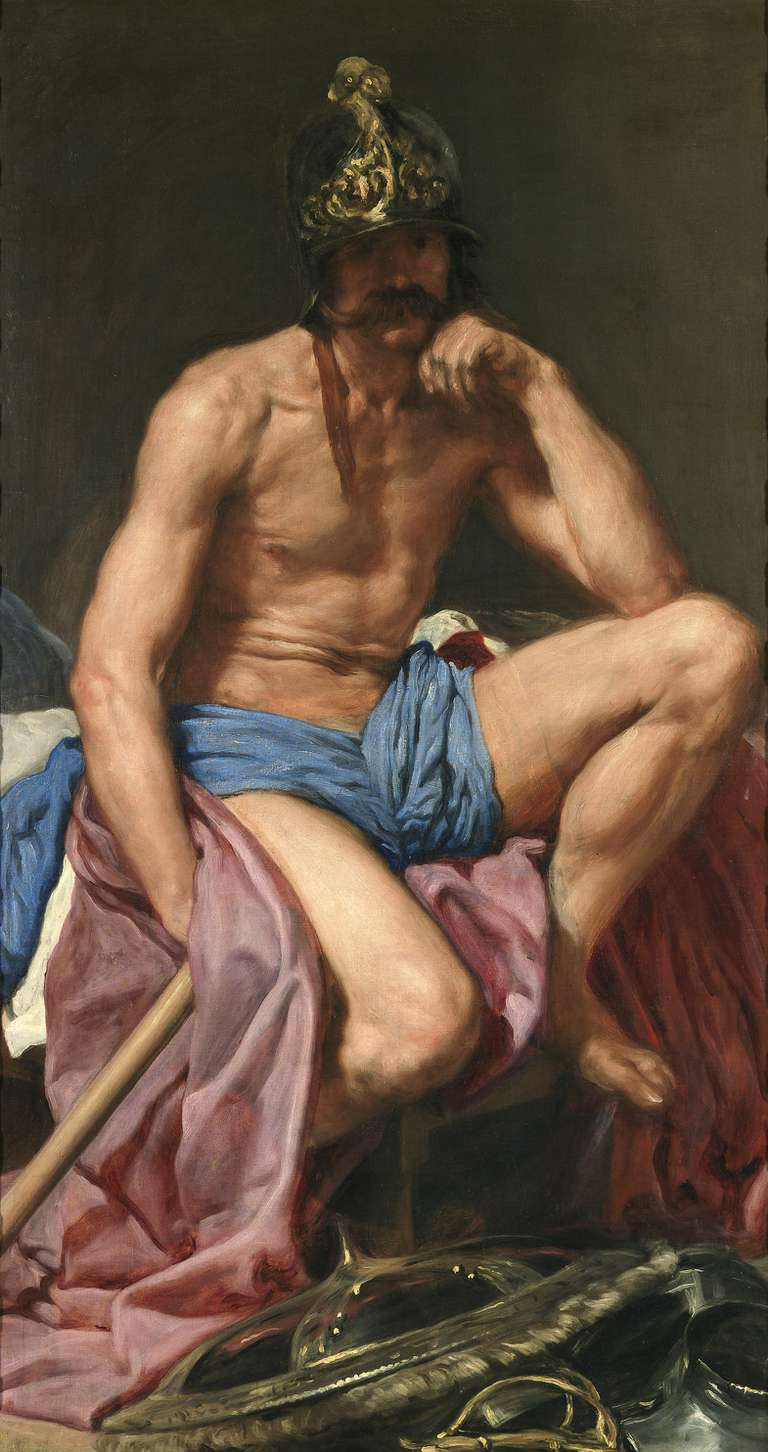 Mars Resting-maleri av Diego Velázquez