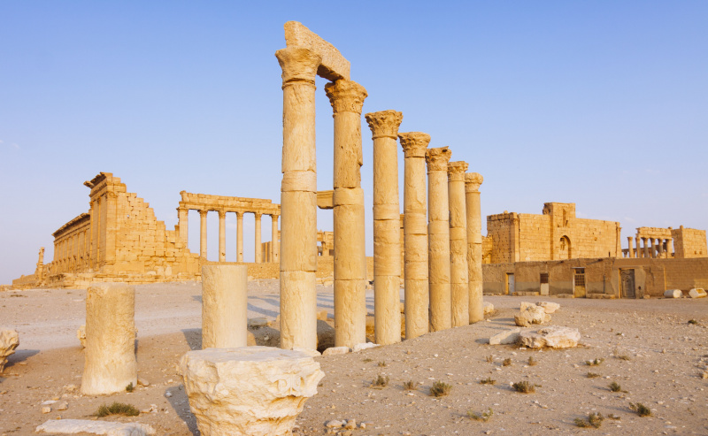 Palmyra, Gran Columnata y Templo de Bel