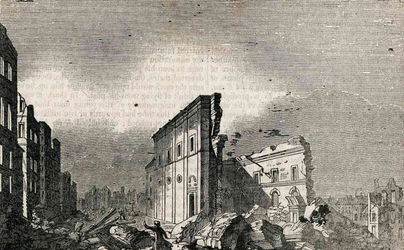 Następstwa wielkiego trzęsienia ziemi w Lizbonie w 1755 r.