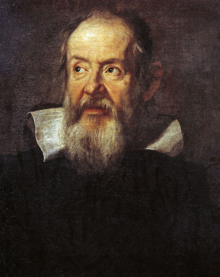 Retrato de Galileo Galilei (1564-1642), físico, filósofo, astrónomo y matemático italiano, por Justus Sustermans (1597-1681), 1636, óleo sobre lienzo