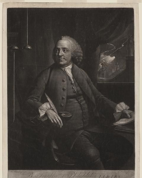 Benjamin Franklin z Filadelfii, 1763