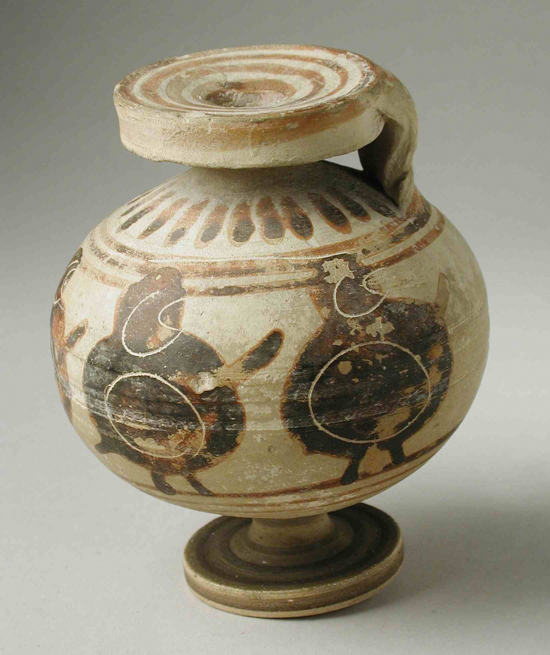 Aryballos ar Four Warriors LACMA M.80.196.68