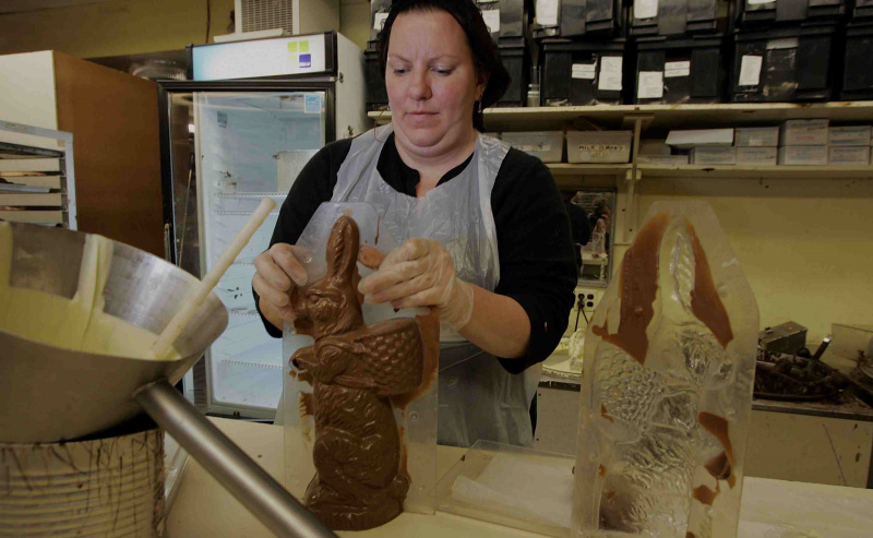 Candy Company produce coniglietti pasquali di cioccolato