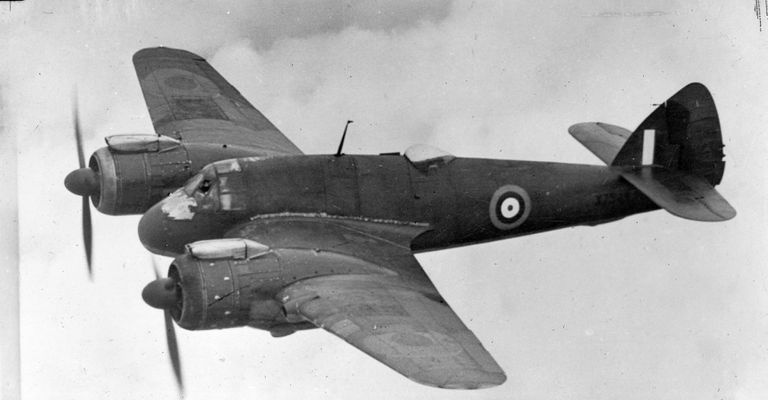 Bristol Beaufighter Schwarz-Weiß-Foto