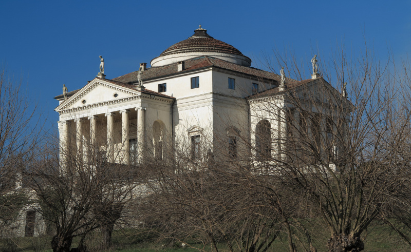 Villa Rotonda (Villa Almerico-Capra), perto de Veneza, Itália, 1566-1590, Andrea Palladio