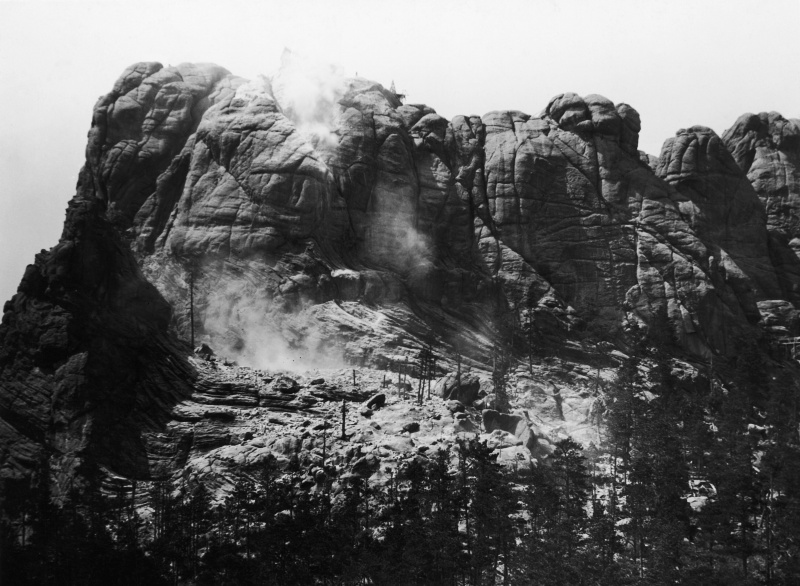 Góra Rushmore z rzeźbiarstwem dopiero się zaczyna.