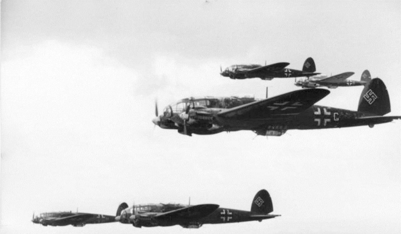 Heinkel He 111 pianifica le informazioni.