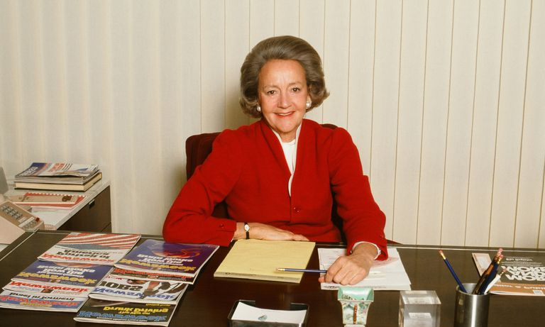 Retrato da editora Katharine Graham, 1980