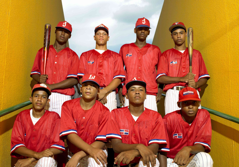 Dominikanische Teenager-Baseballspieler