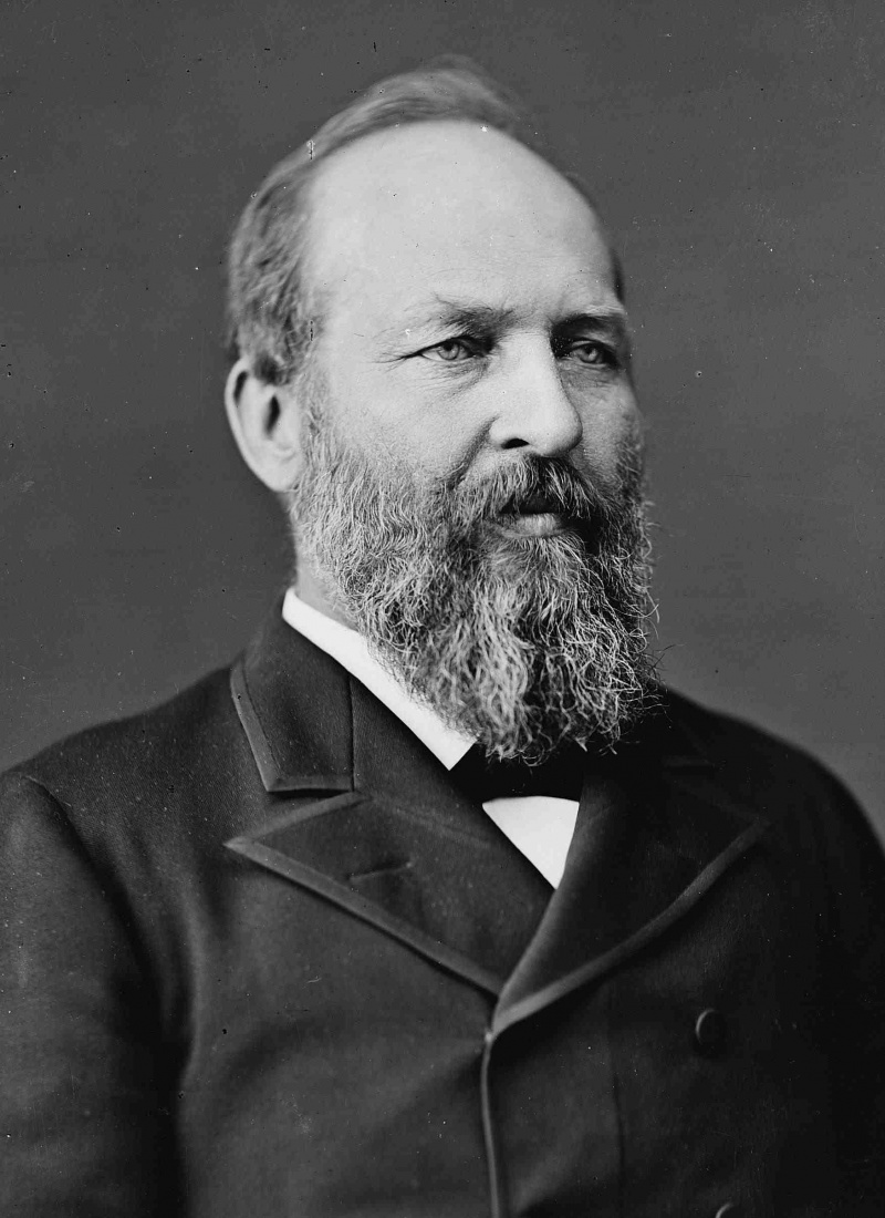 Retrato del presidente James Garfield