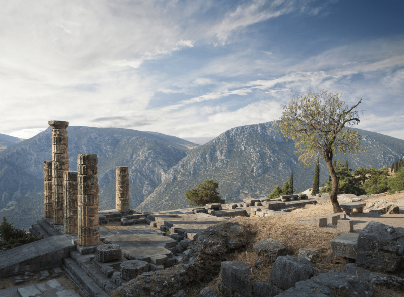 Ruines de Delphes, Grèce
