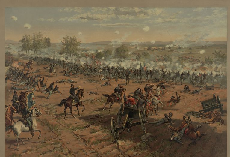 Prang-maleri av Gettysburg