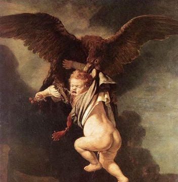 Il ratto di Ganimede, Rembrandt