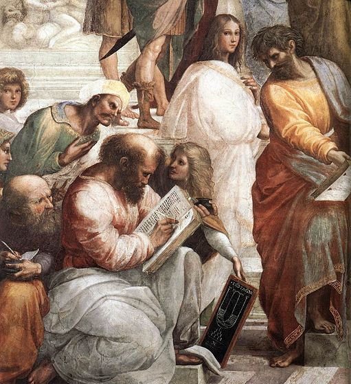 Pitagora e la Scuola di Atene, di Raffaello Sanzio, 1509
