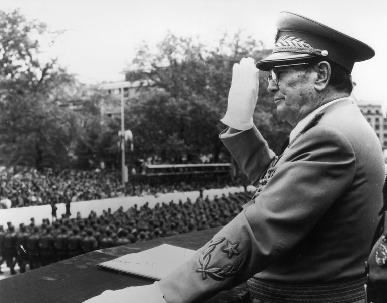 Tito en el desfile