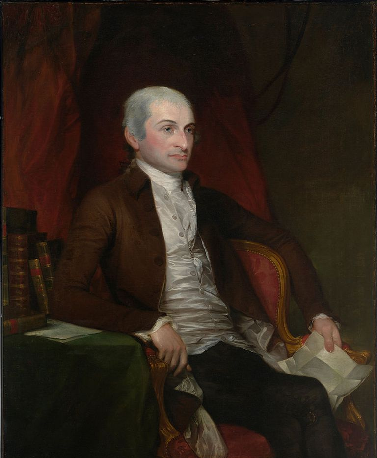 Retrato de John Jay por Gilbert Stuart