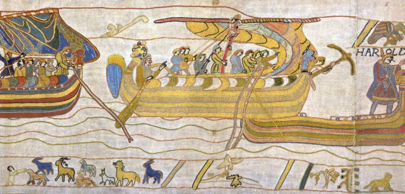 navires tapisserie de bayeux