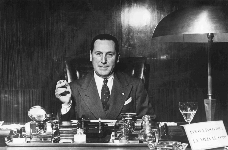 Argentine president Juan Peron