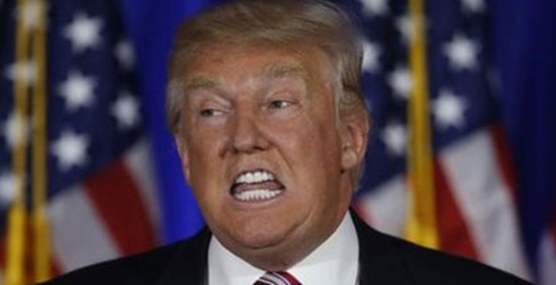 El presidente Trump en un video de YouTube