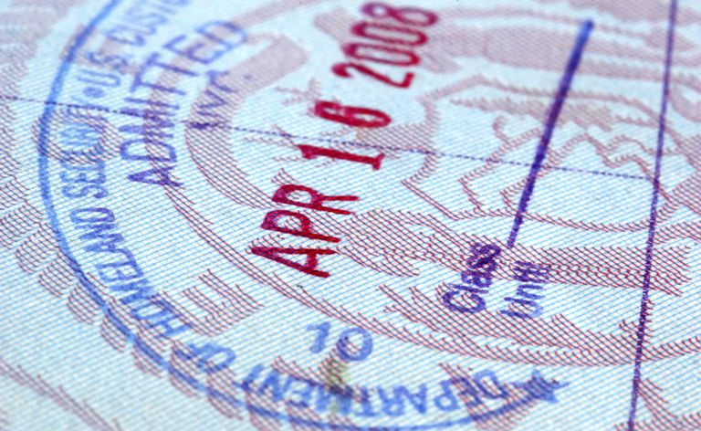 Sello de ingreso a los Estados Unidos